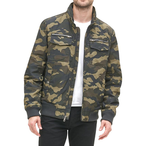 Custom Outdoor Casual Sports Men's Flight <b>Jacket</b> and Windbreaker Jogging Camo Men's Bomber Spring Autumn <b>Jacket</b> for Men - Product Image 1