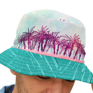 Sombreros de cubo de sublimación de ropa de playa hechos en fábrica a la venta sombreros de cubo de sublimación hechos en Pakistán de buena calidad - Product Image 5