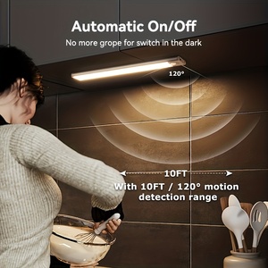 Barre lumineuse <span class=keywords><strong>LED</strong></span> décorative pour <span class=keywords><strong>cave</strong></span> à vin avec détecteur de mouvement magnétique pour comptoir de bar et vitrine, éclairage d'ambiance - Product Image 5
