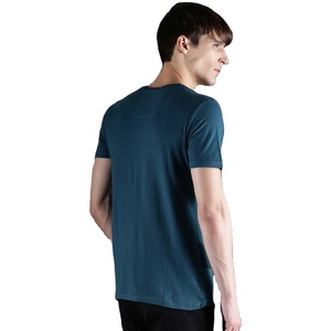 T-shirt pour homme à manches courtes, col rond, coupe ajustée, rayé, en coton/élasthanne de haute qualité, 2022, meilleur prix Bangladesh - Product Image 5