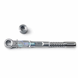 Clé à cliquet manuelle en acier inoxydable pour implants dentaires, embout carré de 4,0 mm avec poignée ergonomique - Product Image 2