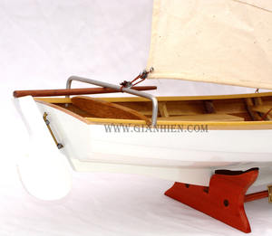Gia Nhien Fabricant Approuvé Conception Personnalisée quantité minimale de commande Basse KRAGEROTERNA CLINKER COQUE MODÈLE DE BATEAU EN BOIS-MODÈLE DE BATEAU EN BOIS - Product Image 3