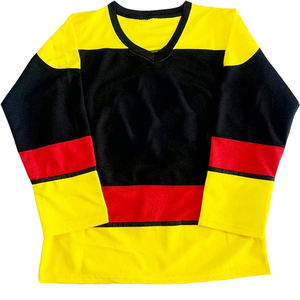 Camisetas de Hockey sobre Hielo Universitarias de Alta Calidad, Servicio OEM, Diseña Tu Propio Logotipo, Color y Nombre de Equipo Personalizados, Venta al Por Mayor - Product Image 1