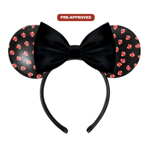 Factory Direct Pre-Approval Design Sparkling Heart Edition Concept <b>Mouse</b> Ears Headband Custom Made-to-Order Hair Accessory - Product Image 1
