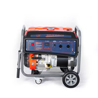 Générateur d'essence portable 5 kW YM6800 190F 420 cc, alternateur en cuivre, démarrage manuel ou électrique, avec kit de roues