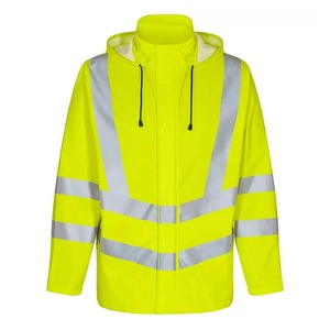 Chaquetas Softshell DE SEGURIDAD reflectantes impermeables 2024 para hombre, impermeable y cortavientos de trabajo de alta visibilidad - Product Image 5