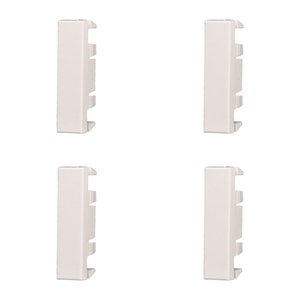 Ettroit ที่ครอบกุญแจ4ชิ้นฝาปิดรูเสาปลอม1/2P โมดูลครึ่งตำแหน่งสีขาวเข้ากันได้กับวัสดุ bticino axolute - Product Image 2