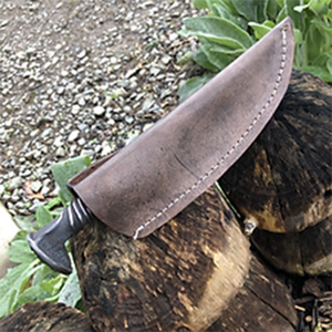 Lame en acier inoxydable Couteau en fer à rail médiéval fait à la main Design unique Couteau à cadeau forgé à la main Couteau antique à manche torsadé - Product Image 4