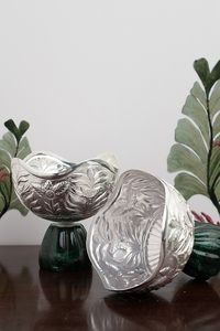 Bol en pierre naturelle et écrou en laiton argenté le plus vendu - Product Image 3