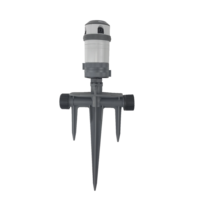 Model Sprinkler Penggerak Gigi 4 Pola Bahan ABS