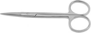 Tijeras Iris Recto 4,5 "Quirúrgico Dental Veterinario Primeros Auxilios Nuevos INSTRUMENTOS DE Ariston International - Product Image 3
