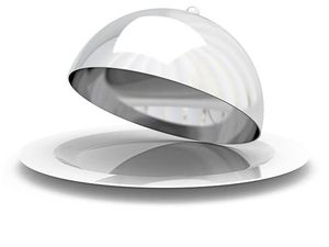 Plat de service unique en métal avec oeuvre artisanale Pièce d'accent parfaite pour les amateurs de décoration intérieure et les collectionneurs - Product Image 2