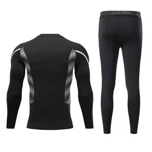 Conjuntos de compresión personalizados OEM al por mayor, traje de compresión ligero y transpirable para hombre de nuevo diseño - Product Image 3