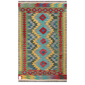 Alfombra Kilim de Maimana, Afganistán, 153 x 92 cm, Alfombras y Juegos de Alfombras - Product Image 1