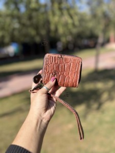 Portefeuille élégant en cuir véritable personnalisé en gros, pochette multi-cartes, porte-monnaie, pochette à main pour femmes - Product Image 2