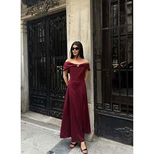 Vestido Largo Amarillo para Mujer missJANELL, Mezcla de Poliéster y Elastano, Diseño Elegante y Fluido para Uso Casual y de Fiesta - Product Image 4