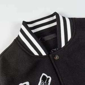 Chaquetas universitarias de béisbol de alta calidad de diseño popular Chaqueta de béisbol universitaria personalizada para hombres - Product Image 3