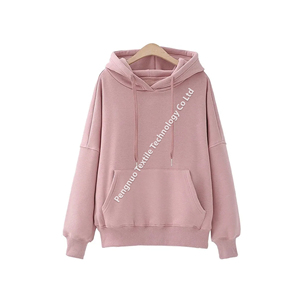 เสื้อฮู้ดสวมหัวถักคุณภาพสูงสำหรับสตรี100% มีฮู้ดโลโก้แบบกำหนดเองพิมพ์ข้อความโลโก้แบบดั้งเดิมฤดูหนาวดีไซน์ลำลองสำหรับฤดูใบไม้ร่วงและฤดูใบไม้ผลิ - Product Image 1