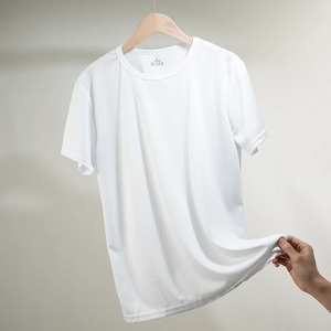 T-shirt 100% coton, T-shirt manches courtes col rond doux et respirant, unisexe simple et élégant - Product Image 3