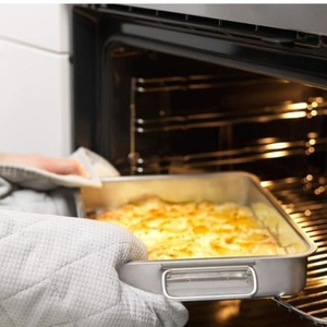 ถาดอบสแตนเลสพร้อมที่จับโลหะ - Product Image 6