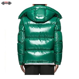 2025 Winter Pakistan Casual Custom Logo Design Fashion Stylish Breathable Eco-Friendly Unisex Long Puffer <b>Canvas</b> Custom Men's - Product Image 2