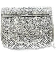 Pochette élégante en laiton antique de luxe minimaliste pour une esthétique rétro de haute qualité par HF CRAFTS