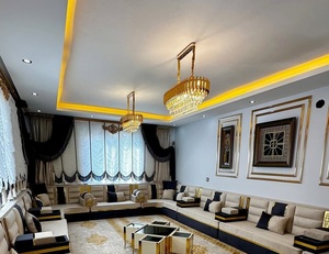 Conjunto de Sala de Estar Tradicional Árabe Majlis |   Tela Plegable Extensible Modular |   Personalizable |   Envío Gratuito a Todo el Mundo |   Muebles - Product Image 1