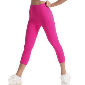 Top à la mode bon produit 100% coton personnalisé respirant élégant et confortable tenue décontracté facile d'entretien femmes Legging - Product Image 3