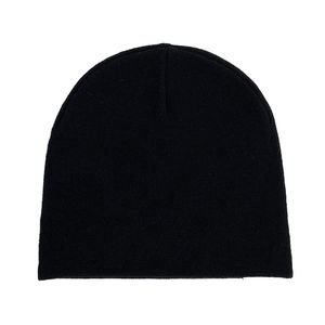 Qianzun Winter Warm High Quality Personalizable Jacquard logo Knit Cuffless Beanie Hat - Product Image 6