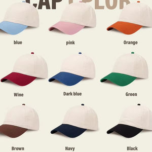 Logotipo personalizado bordado Gorras de béisbol sin estructura Gorras deportivas Gorras de béisbol personalizables OEM Logotipo personalizado - Product Image 5