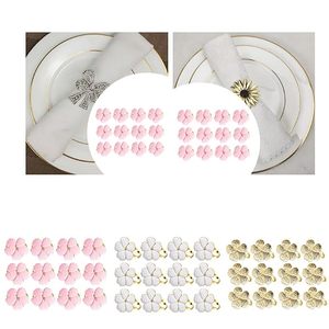 Impresione a sus invitados con una servilleta de metal en forma de flor Rosa Decoración de mesa para cumpleaños Fiestas casuales formales - Product Image 5