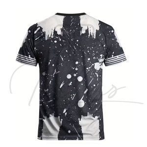 Camiseta de Fútbol Personalizada TELLUS APPAREL con Logotipo en Color Personalizado, Cuello Redondo, Media Manga, Sin Costuras, Elástica, Antibacteriana, Calidad Premium para Adultos - Product Image 6