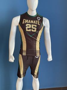 Uniformes de football drapeau personnalisés nouveau design Uniformes de football 7v7 personnalisés pour les jeunes Ensemble d'uniformes drapeau entièrement sublimé - Product Image 5