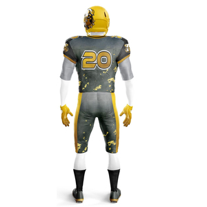 Camiseta de Fútbol Americano Personalizada con Transferencia de Calor, Manga Corta, Transpirable, de Secado Rápido, Uniforme de Equipo Unisex para Adultos, Hecho en Pakistán, Duradero - Product Image 2