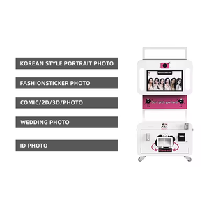 Coque de cabine photo personnalisée avec imprimante et appareil photo et logiciel Distributeur automatique <span class=keywords><strong>Cadre</strong></span> de cabine photo - Product Image 4