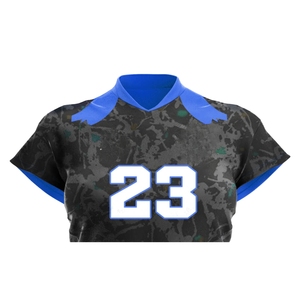 Fashion Custom Design Women Volleyball Uniform Sets Printed Breathable Comfortable Sublimated 100% <b>Polyester</b> <b>Shirt</b> and Shorts - Product Image 2