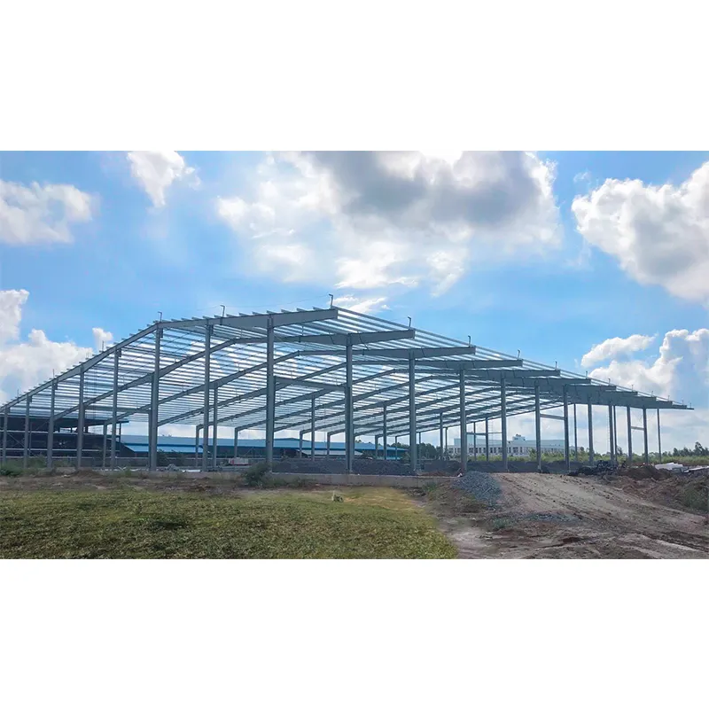 High Quality Pre-engineered Pre-fabricated Structural Steel Frame Warehouse Buildings