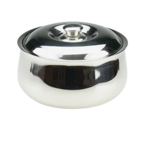 Food Server Casserole Hammered Design Tabletop Serving Home Hotel Kitchen Catering Dinnerware Food Warmer Serving Pot - Product Image 6