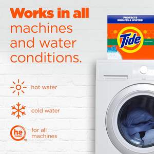 Détergent à lessive en poudre Tide, parfum Source de montagne, 125 lavages, 143 oz - Product Image 3
