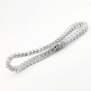 Hermosa pulsera de moissanita Pulsera personalizada de plata esterlina Regalo para ella - Product Image 3