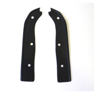 Par de protectores de guardabarros negros para Lambretta GP/DL - Product Image 2