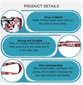 Ceintures en métal de qualité fabriquées en Inde, sangles perlées décoratives, style décontracté pour les amateurs de sport, en vente pour les événements sportifs du jour du match - Product Image 6