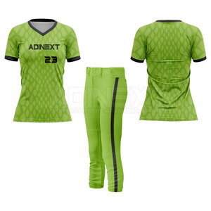 Uniforme de Softbol para Mujer, Talla Grande, 100% Poliéster, Ligero, Transpirable y Duradero, Más Vendido - Product Image 3