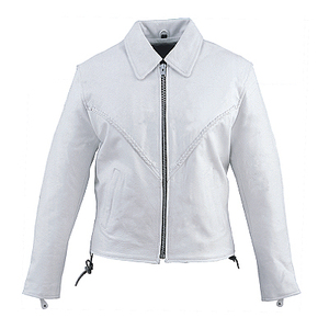 Chaqueta de Cuero Estilo Motero para Mujer, Diseño HMB-0294C, Moda de Invierno, Talla XL, Alta Calidad, Lona de Algodón Sólida, Estilo Trenzado, Gran Venta - Product Image 5