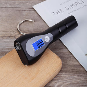 다기능 디지털 캠핑 수하물 저울 50kg/<span class=keywords><strong>10g</strong></span> 휴대용 전기 토치 기능 야외 활동용 걸이 저울 - Product Image 3