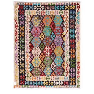 พรมกิลิมไมมาณา อัฟกานิสถาน ขนาด 197 x 156 ซม. ชุดพรมปูพื้น - Product Image 1