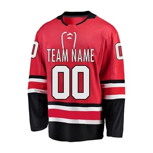 Maillot de hockey sur glace unisexe respirant et à séchage rapide, avec logo personnalisé OEM/ODM, logo d'équipe personnalisable et broderie. - Product Image 5