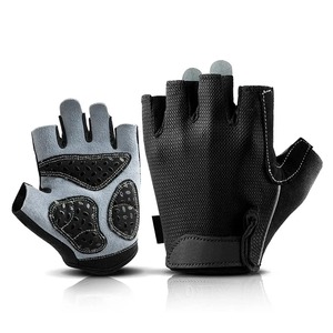 Gants de cyclisme demi-doigts personnalisables à bas prix pour adultes, antidérapants, pour la course, les sports de plein air et l'escalade, respirants - Product Image 4
