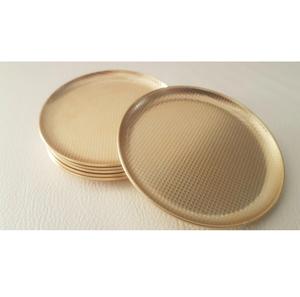 Prix de vente pas cher fait à la main en gros quantité en vrac sous-verres en métal à vendre porte-gobelet de canapé d'exportation de l'Inde Art Palace - Product Image 6