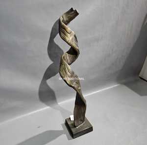 Escultura abstracta de lujo moderna, decoración de aluminio hecha a mano para el hogar, para bodas, forma especial extraordinaria, nuevos adornos de lujo - Product Image 2